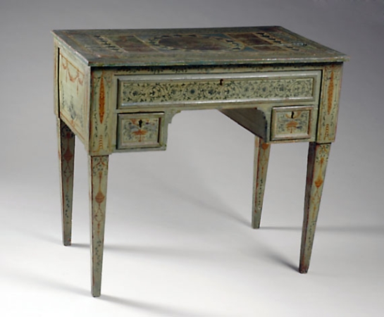 Lot image - Italian Neoclassical Painted Dressing Table