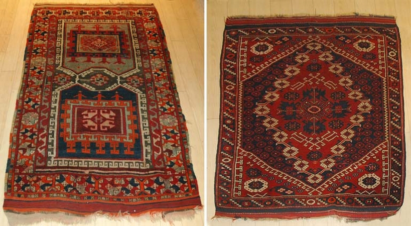 Lot image - Bergama Rug; Together with another Bergama Rug