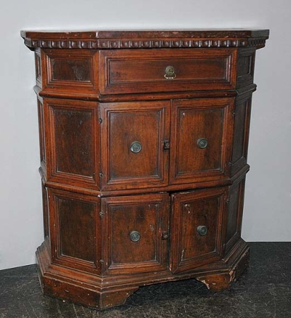 Lot image - Italian Renaissance Style Walnut Side Cabinet