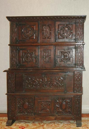Lot image - French Renaissance Walnut Cabinet