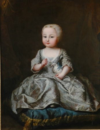 Lot image - Attributed to Nicolas de Largilliere Une Jeune Princesse de la Maison de France