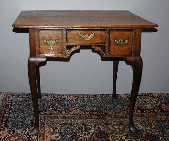 Lot image - Provincial George I Oak Lowboy