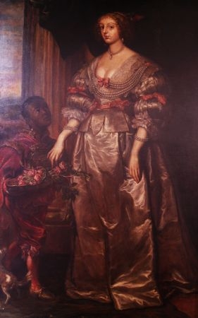 Lot image - Manner of Sir Anthony Van Dyck Portrait of a Lady on a Terrace