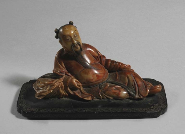 Lot image - Chinese Soapstone Immortal