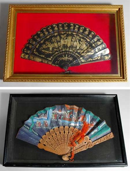 Lot image - Two Chinese Export Fans