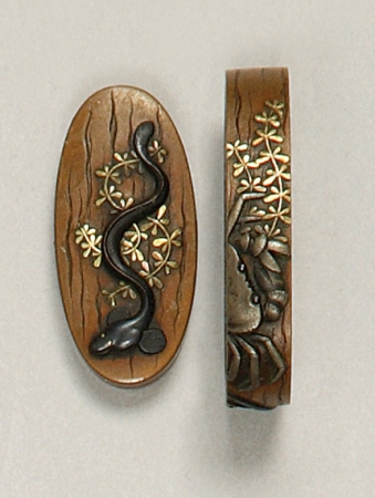 Lot image - Japanese Fuchi-Kashira