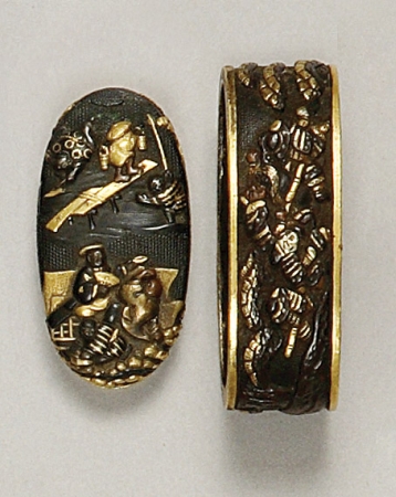 Lot image - Japanese Fuchi-Kashira