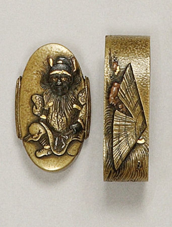 Lot image - Japanese Fuchi-Kashira