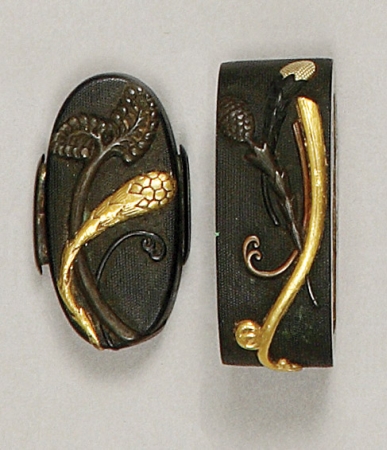 Lot image - Japanese Fuchi-Kashira