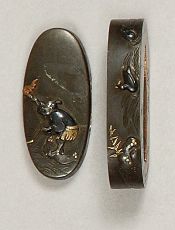 Lot image - Japanese Fuchi-Kashira