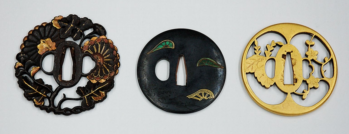 Lot image - Three Japanese Tsuba