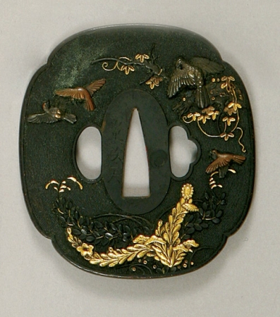 Lot image - Japanese Bronze Tsuba
