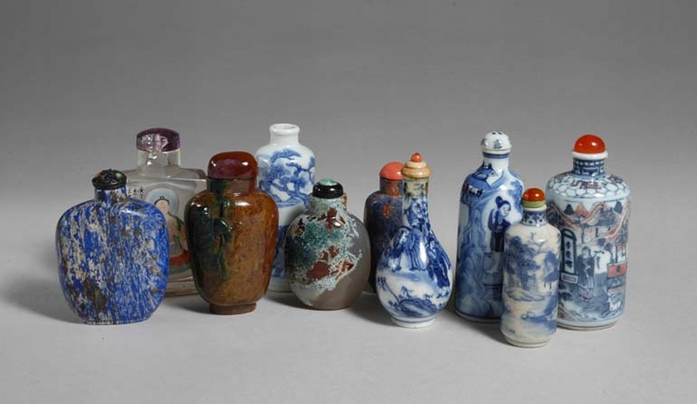 Lot image - Group of Ten Chinese Snuff Bottles