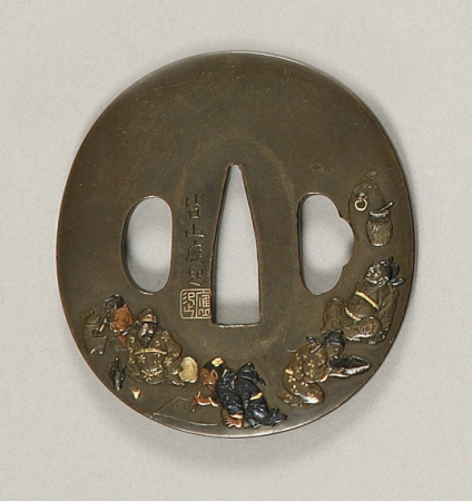 Lot image - Japanese Bronze Tsuba