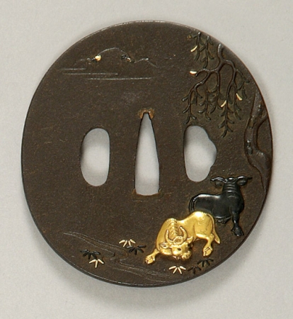 Lot image - Japanese Bronze Tsuba