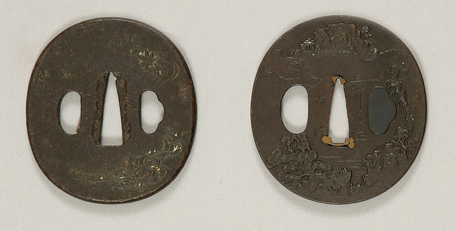 Lot image - Japanese Iron Tsuba