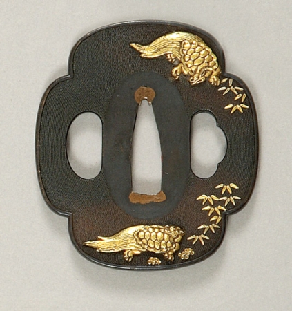 Lot image - Japanese Bronze Tsuba