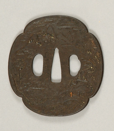 Lot image - Japanese Bronze Tsuba