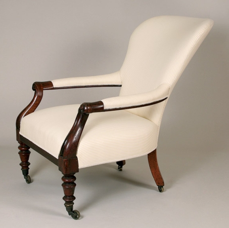 Lot image - Victorian Rosewood Armchair