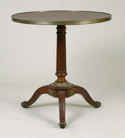 Lot image - Louis XVI Style Gilt-Bronze Mounted Mahogany Gueridon