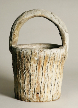 Lot image - Composition Faux Bois Flower Pot