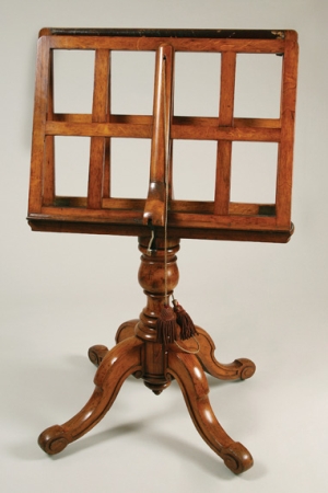 Lot image - Victorian Stained Oak Folio Stand