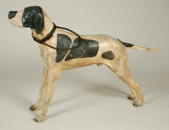 Lot image - English Papier Mache Model of a Pointer