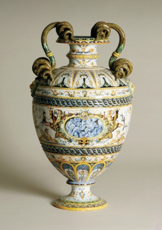 Lot image - Italian Glazed Pottery Urn