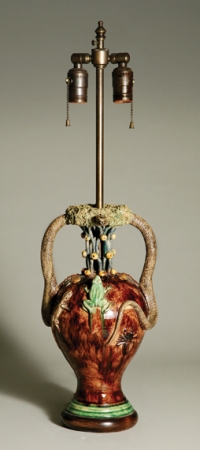 Lot image - Majolica Vase