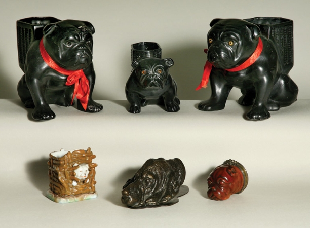 Lot image - Miscellaneous Group of Canine Table Articles