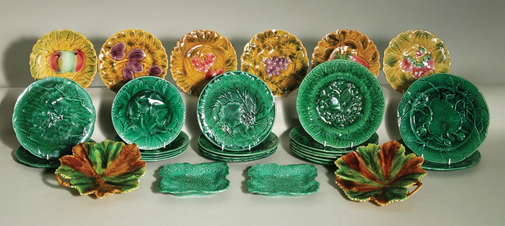 Lot image - Miscellaneous Group of Continental Majolica Plates and Dishes