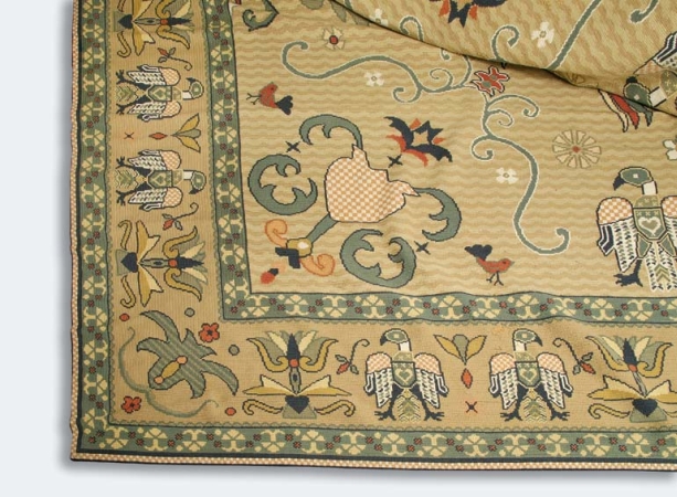 Lot image - Portuguese Needlepoint Carpet