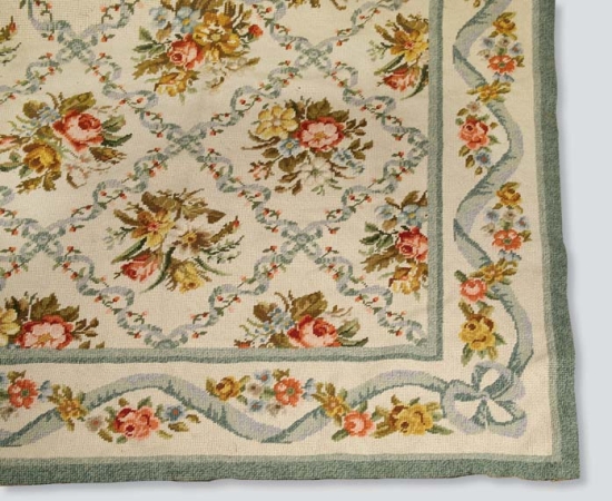 Lot image - Portuguese Needlepoint Carpet