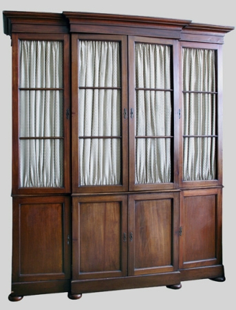 Lot image - Directoire Style Mahogany Bibliotheque