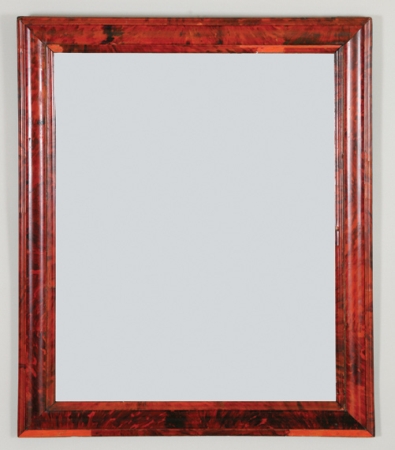 Lot image - Flemish Baroque Style Red Tortoise Shell Mirror