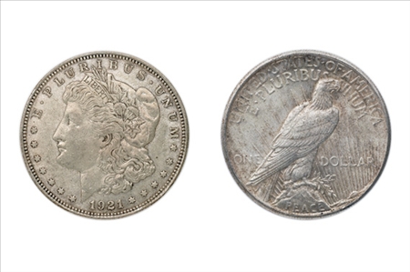 Lot image - Group of United States Silver Dollars