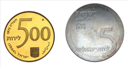 Lot image - Commemorative Coins of Israel, 1958 to 1981