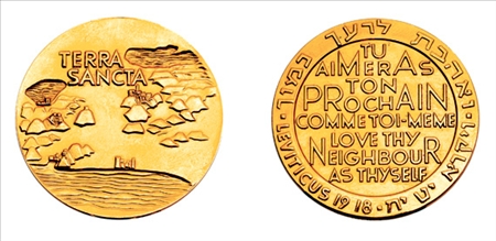 Lot image - 1963 Terra Sancta Gold Medal, IGCMC #564