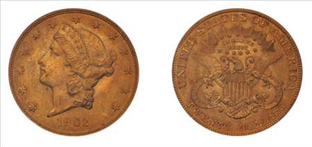 Lot image - 1903 $20 Liberty