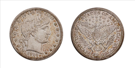 Lot image - 1910 Barber Quarter