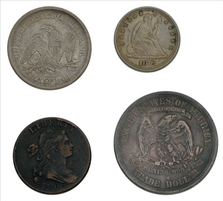 Lot image - United States Coins: 1798 to 1950