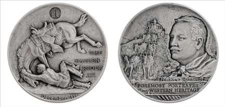 Lot image - Frederic Remington Medallic Art