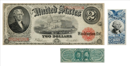 Lot image - Stamps and Coins of the United States