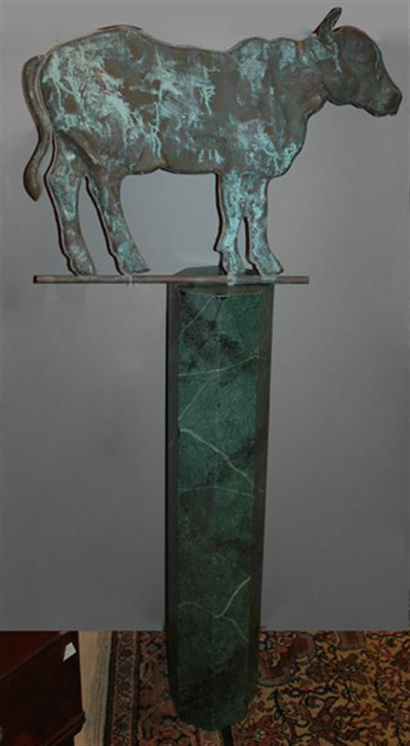 Lot image - Copper Cow Weathervane