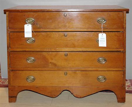 Lot image - Federal Pine Chest of Drawers