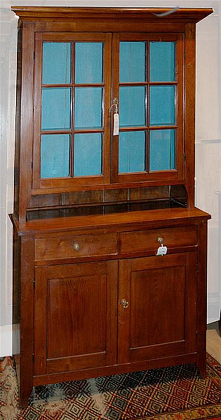 Lot image - Walnut Hutch Cupboard