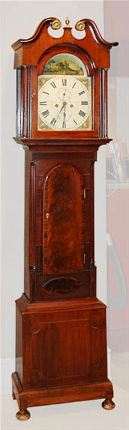 Lot image - George III Mahogany Tall Case Clock
