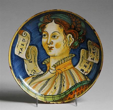 Lot image - Italian Maiolica Tazza