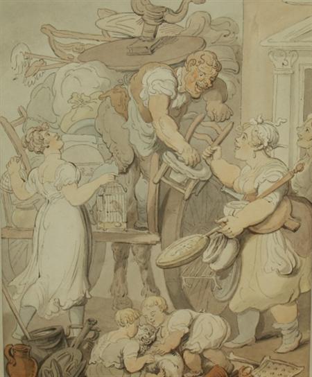 Lot image - Circle of James Gillray