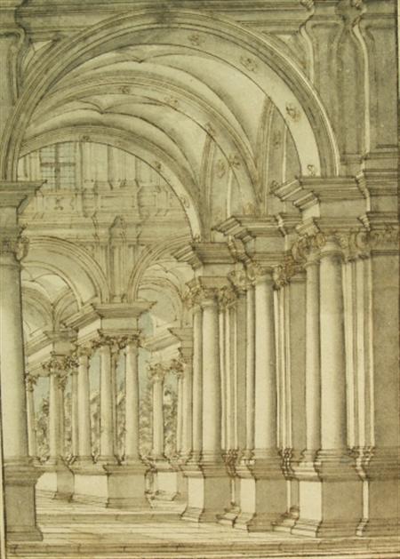 Lot image - Circle of Carlo Bibiena